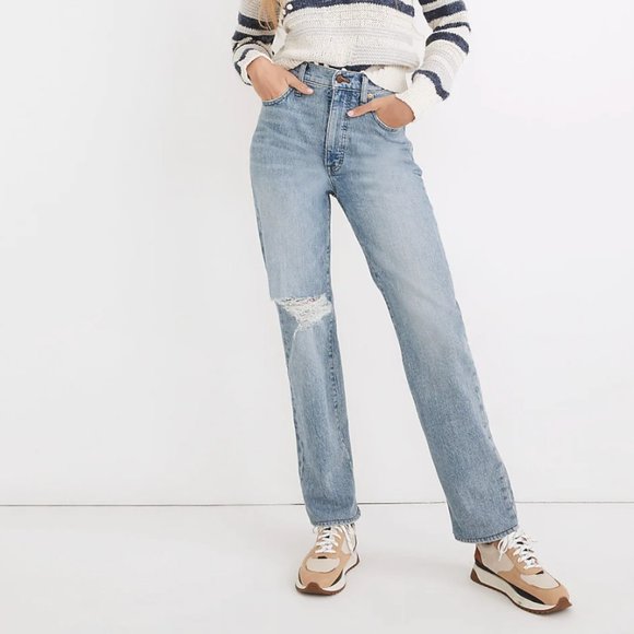 Madewell The Perfect Vintage Straight Jean in Reinhart Wash - Picture 7 of 7